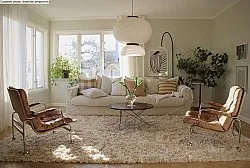 Hoogpolig vloerkleed - Janjira (offwhite)