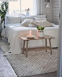 Hoogpolig vloerkleed - Monti (offwhite)