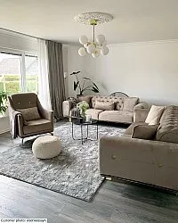 Hoogpolig vloerkleed - Cloud Super Soft (grijs)