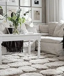 Hoogpolig vloerkleed - Fondi (grijs)