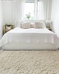 Wollen-vloerkleed - Aliste Wool Shaggy (snow white)