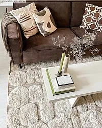 Hoogpolig vloerkleed - Fondi (beige)