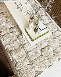Hoogpolig vloerkleed - Fondi (beige)