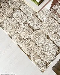 Hoogpolig vloerkleed - Fondi (beige)