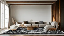 Wilton - Yelda (zwart/multi)