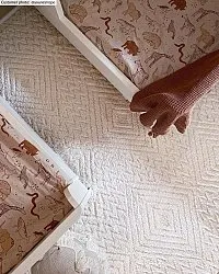 Hoogpolig vloerkleed - Stettin (offwhite)