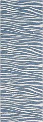 Plastic-kleden - Horredskleden Zebra (blauw)