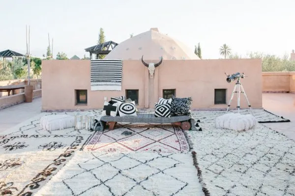 Hoe Beni Ouarain vloerkleden worden gemaakt