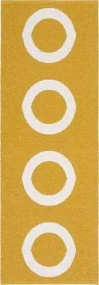 Plastic-kleden - Horredskleden Circus (mosterd)