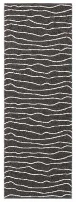 Plastic-kleden - Horredskleden Line (zwart)