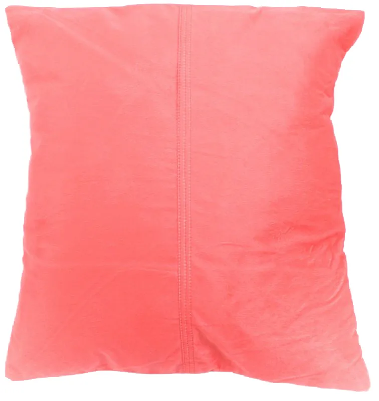 Zijdefluweel-Kussen (roze) (kussensloop) 45 x 45 cm
