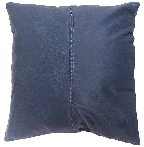 Zijdefluweel-Kussen (blauw) 45 x 45 cm