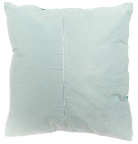 Zijdefluweel-Kussen (groen) (kussensloop) 45 x 45 cm