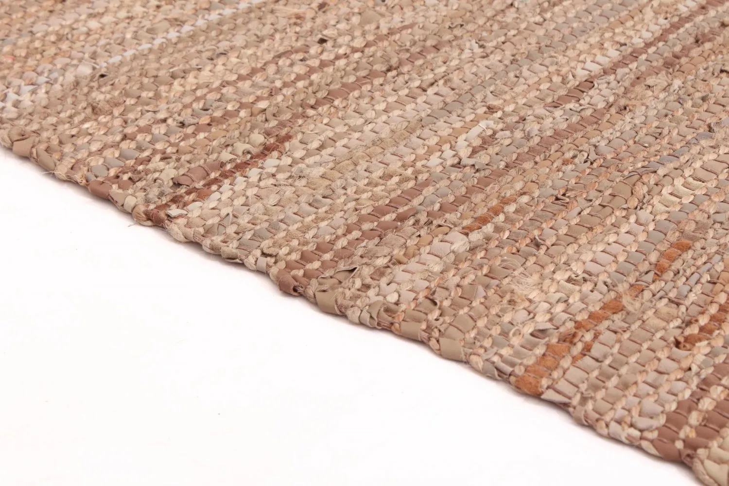 Hennep vloerkleed - Alamar (beige/bruin)
