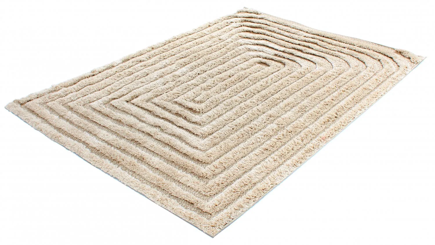 Hoogpolig vloerkleed - Torres (beige)