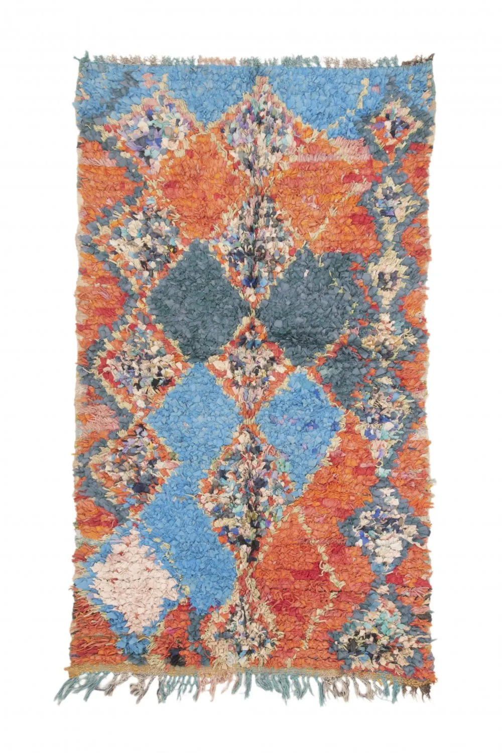 Marokkaanse Berber tapijt Boucherouite 195 x 115 cm