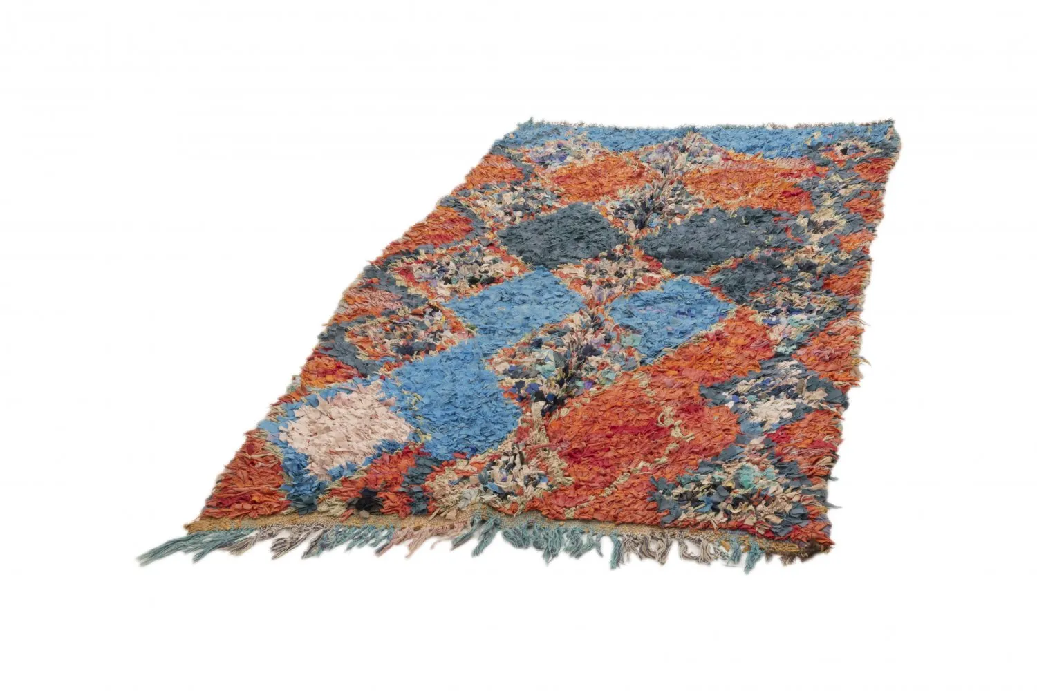Marokkaanse Berber tapijt Boucherouite 195 x 115 cm