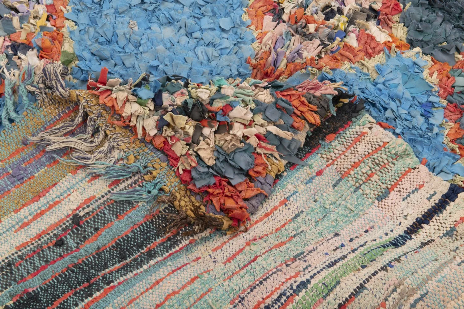 Marokkaanse Berber tapijt Boucherouite 195 x 115 cm