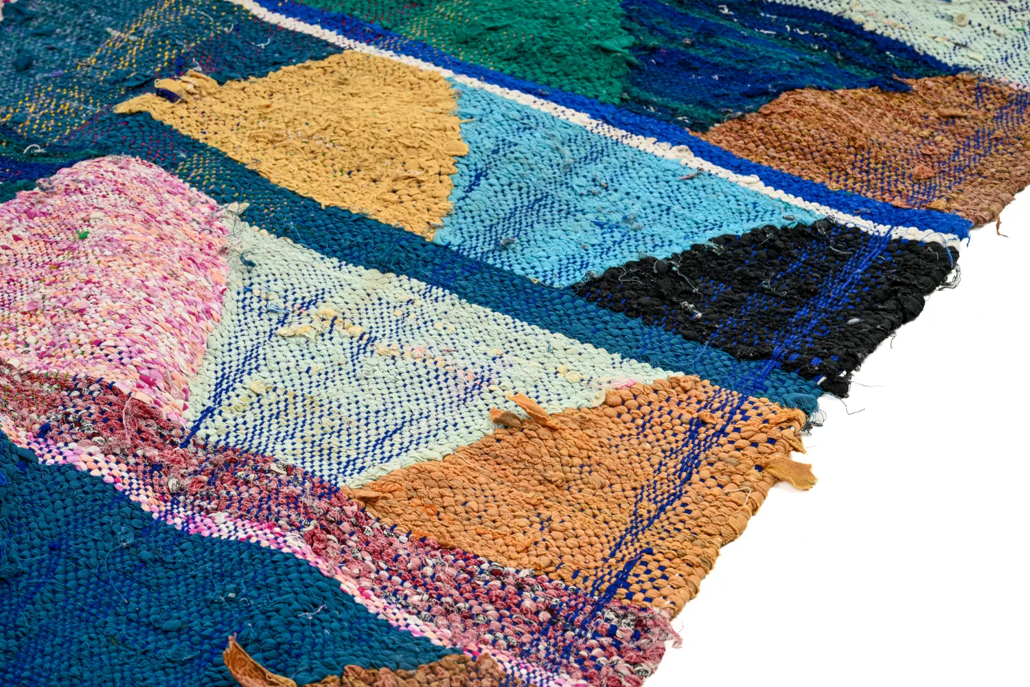Marokkaanse Berber tapijt Boucherouite 140 x 290 cm