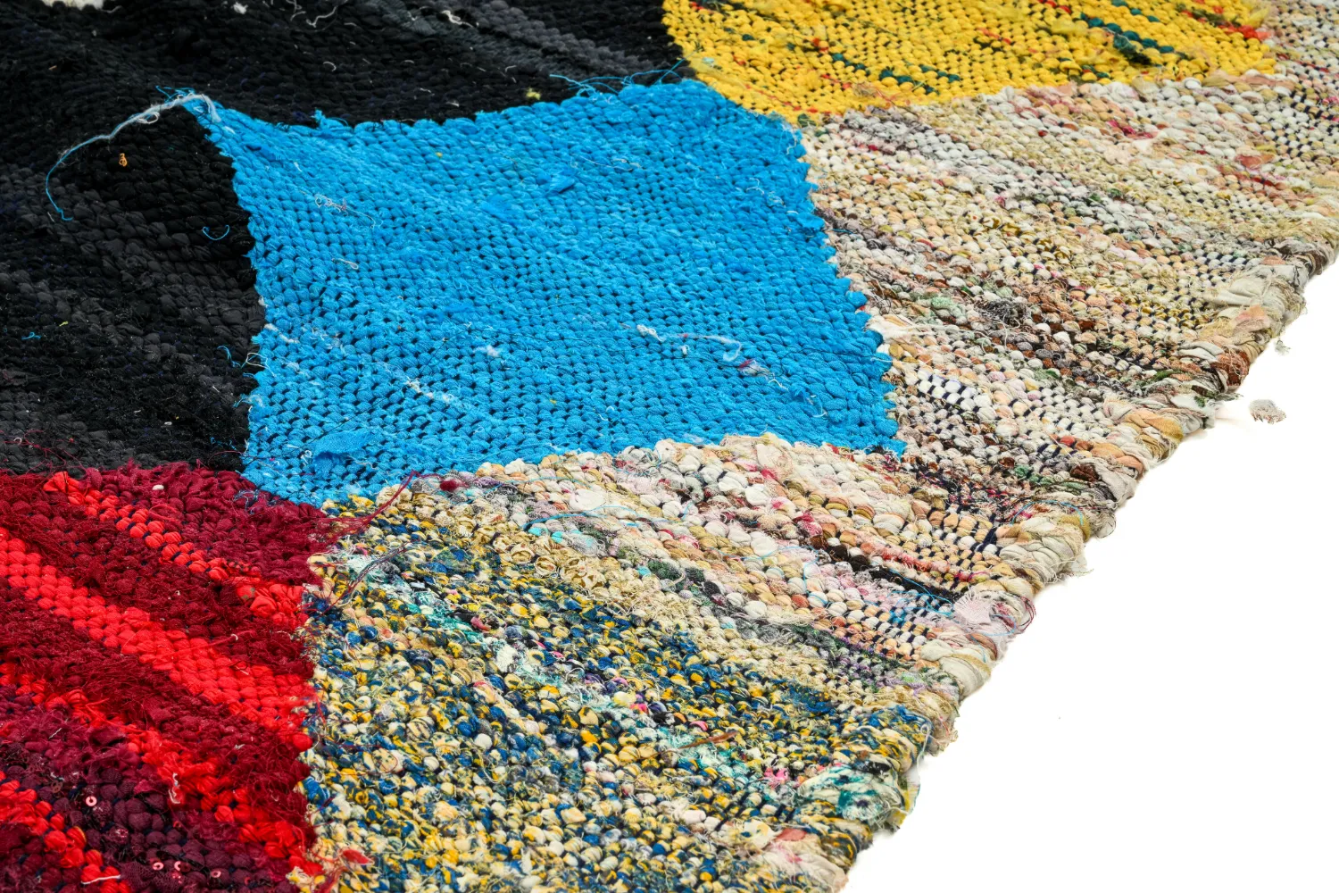 Marokkaanse Berber tapijt Boucherouite 140 x 270 cm