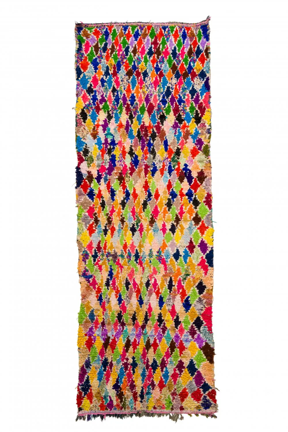 Marokkaanse Berber tapijt Boucherouite 120 x 335 cm