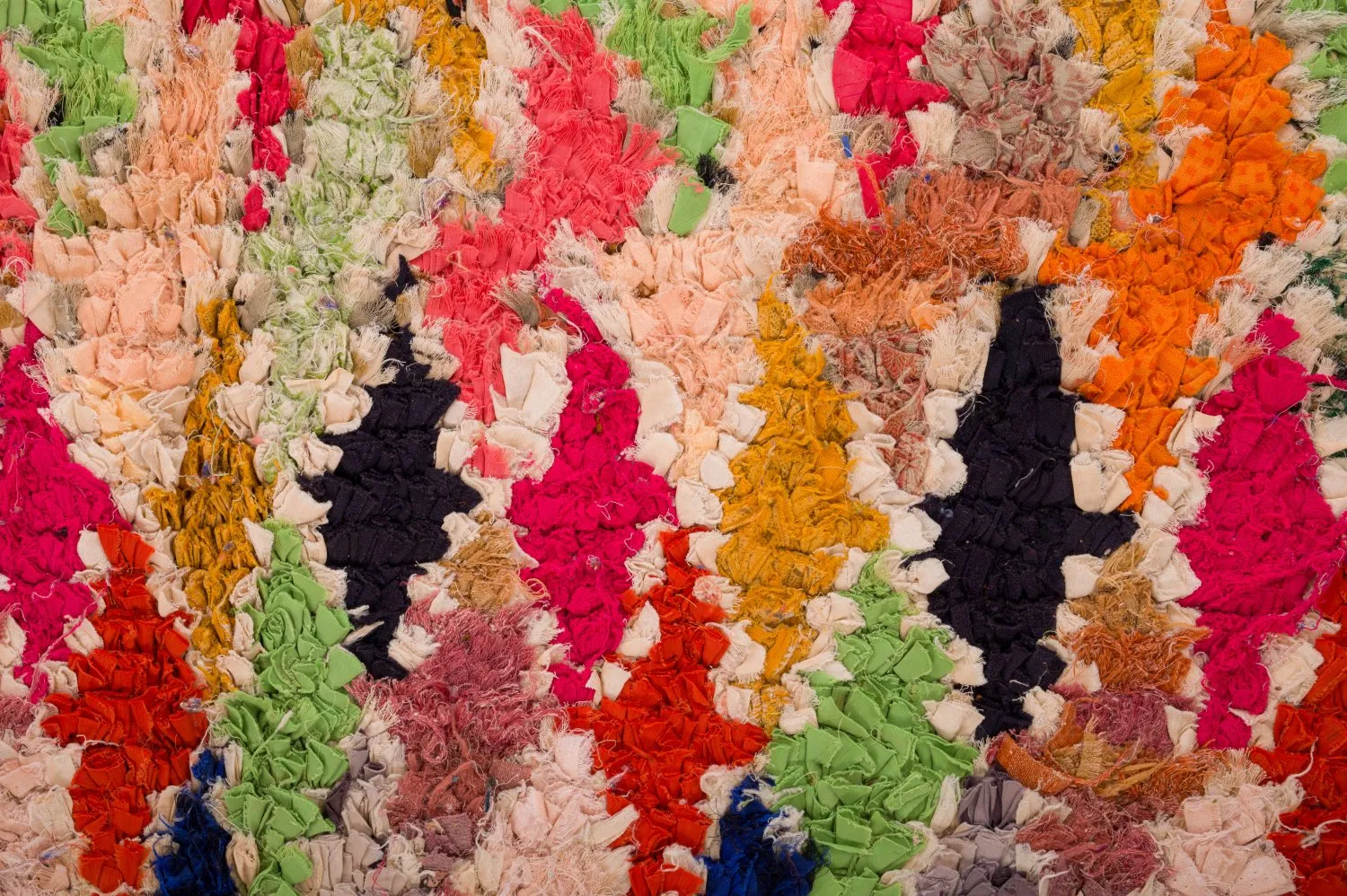 Marokkaanse Berber tapijt Boucherouite 120 x 335 cm