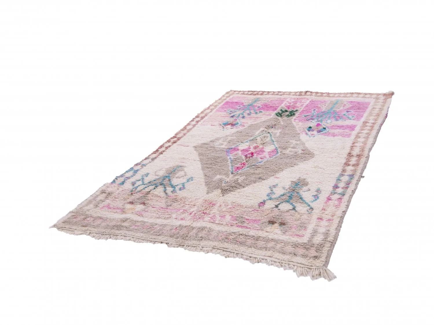Kelim Marokkaanse Berber tapijt Azilal 260 x 170 cm