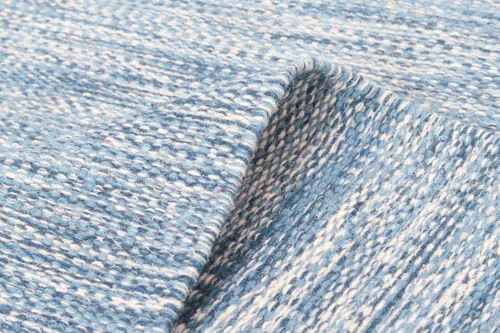 Wollen-vloerkleed - Wellington (blauw)