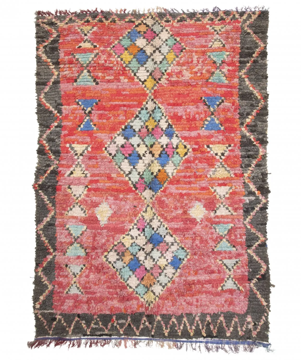 Marokkaanse Berber tapijt Boucherouite 230 x 155 cm