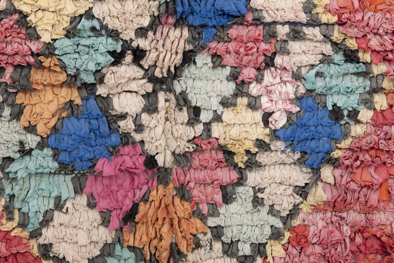 Marokkaanse Berber tapijt Boucherouite 230 x 155 cm