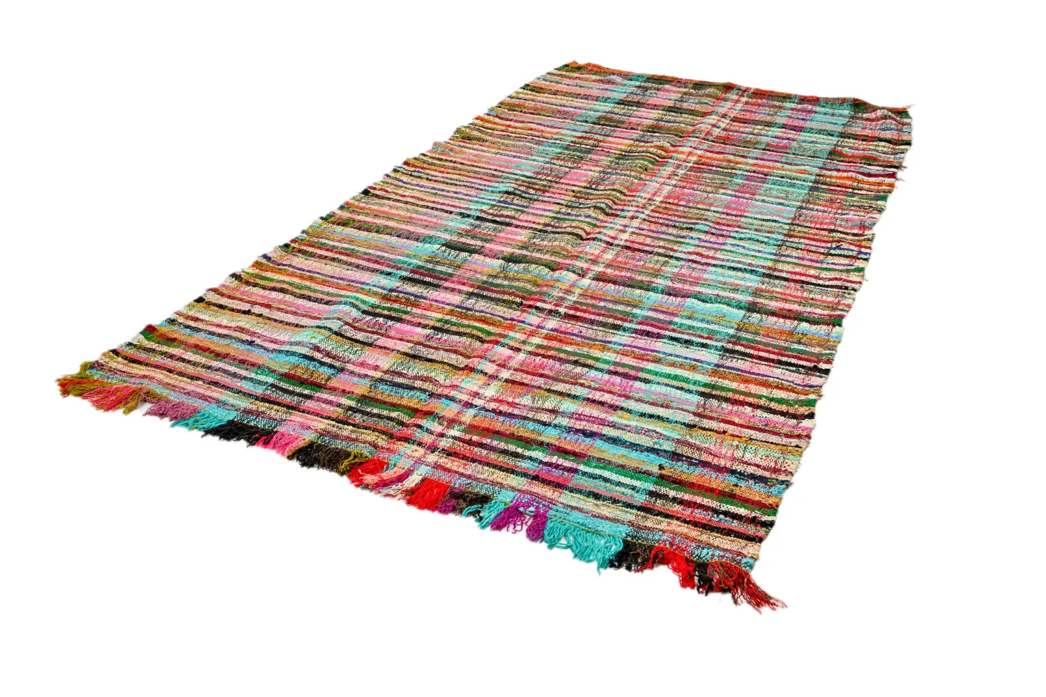 Marokkaanse Berber tapijt Boucherouite 160 x 300 cm