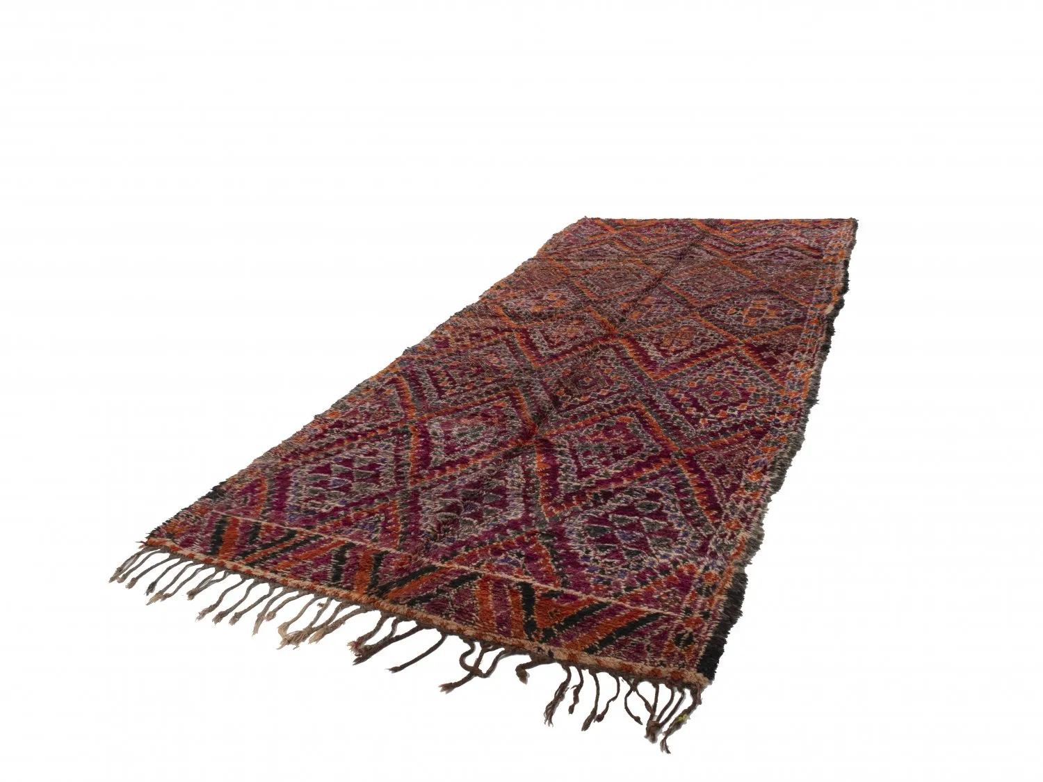 Kelim Marokkaanse Berber tapijt Azilal Special Edition 390 x 180 cm