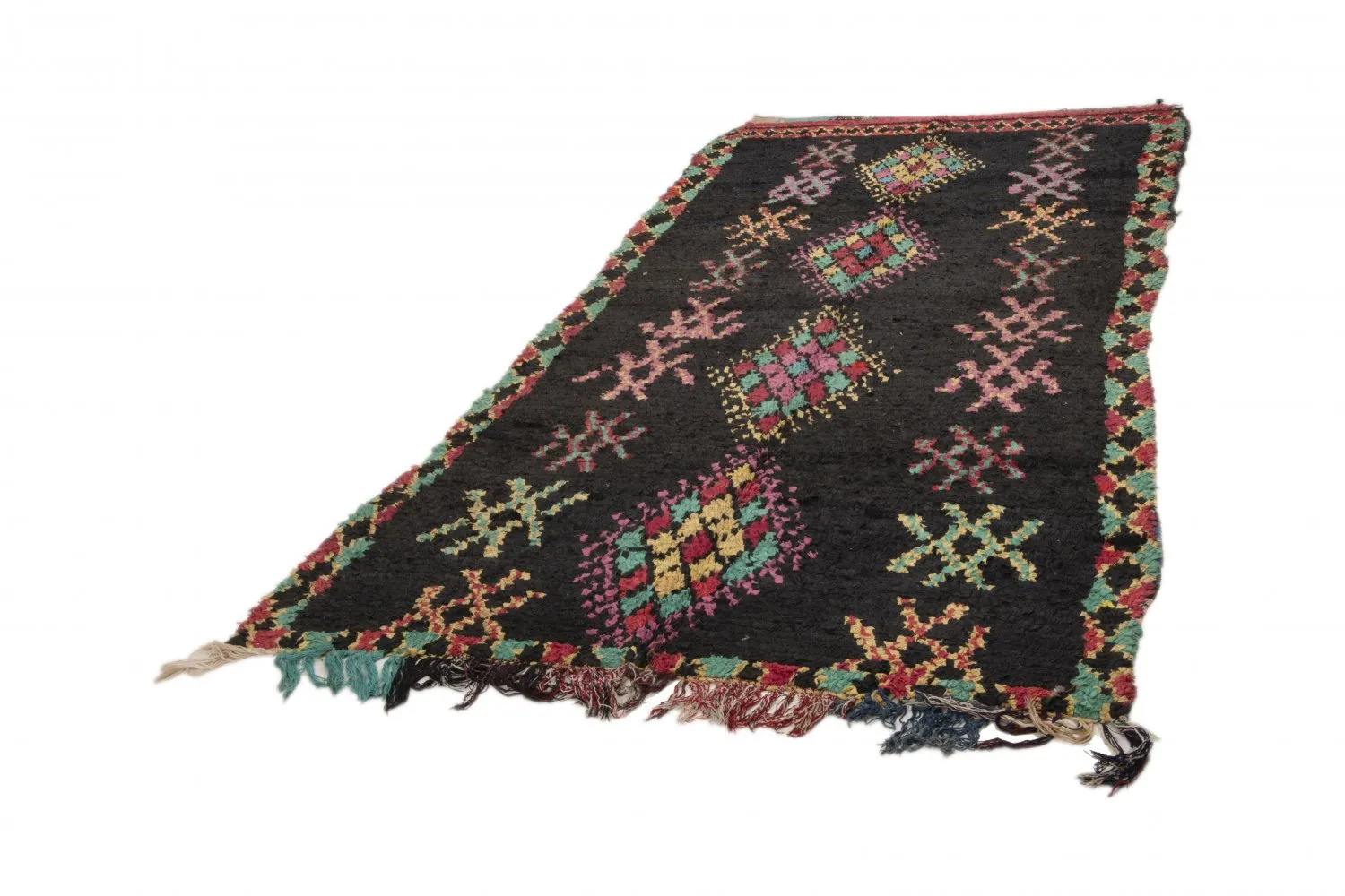 Marokkaanse Berber tapijt Boucherouite 320 x 150 cm