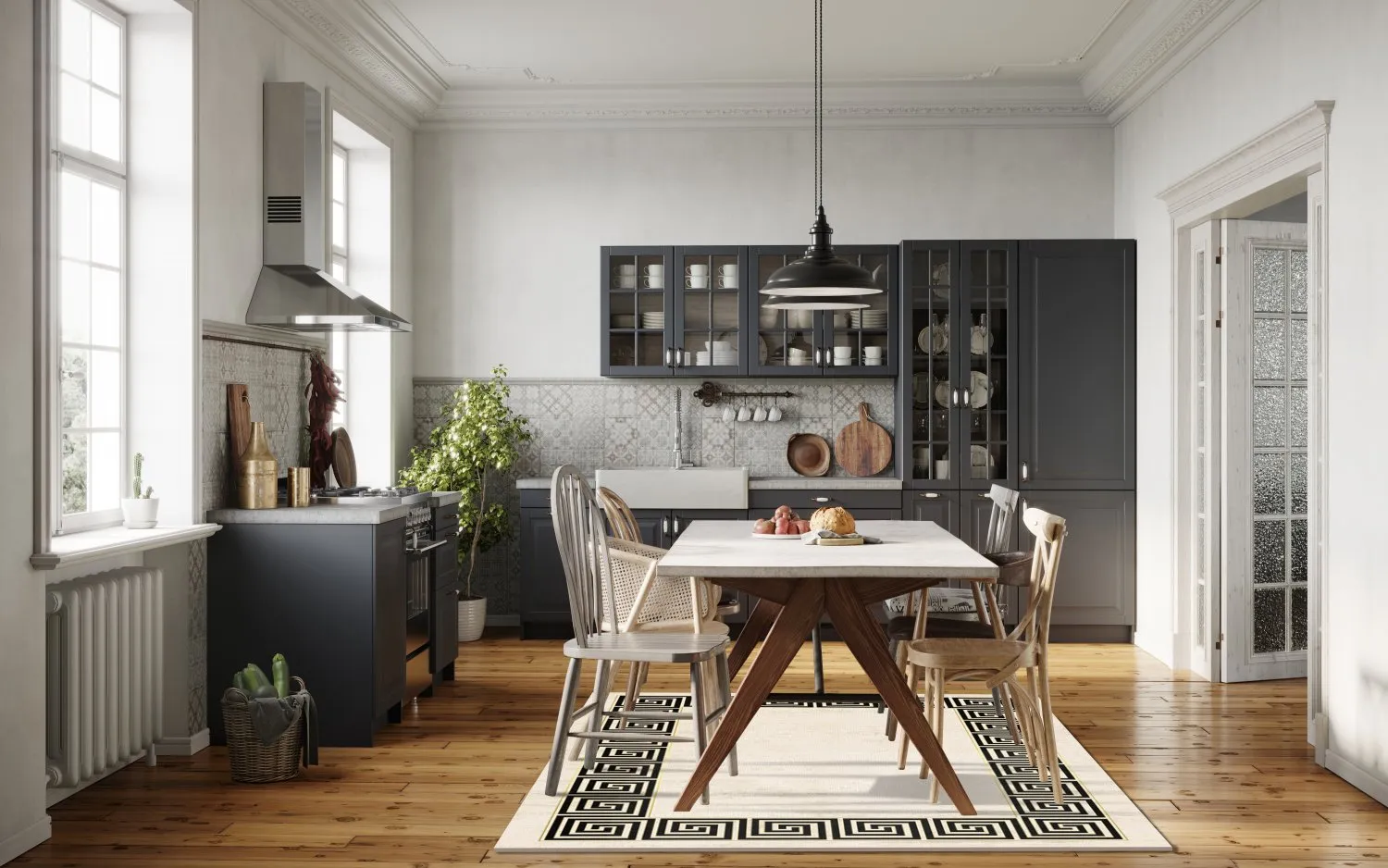 Wilton - Mytos (beige/zwart)