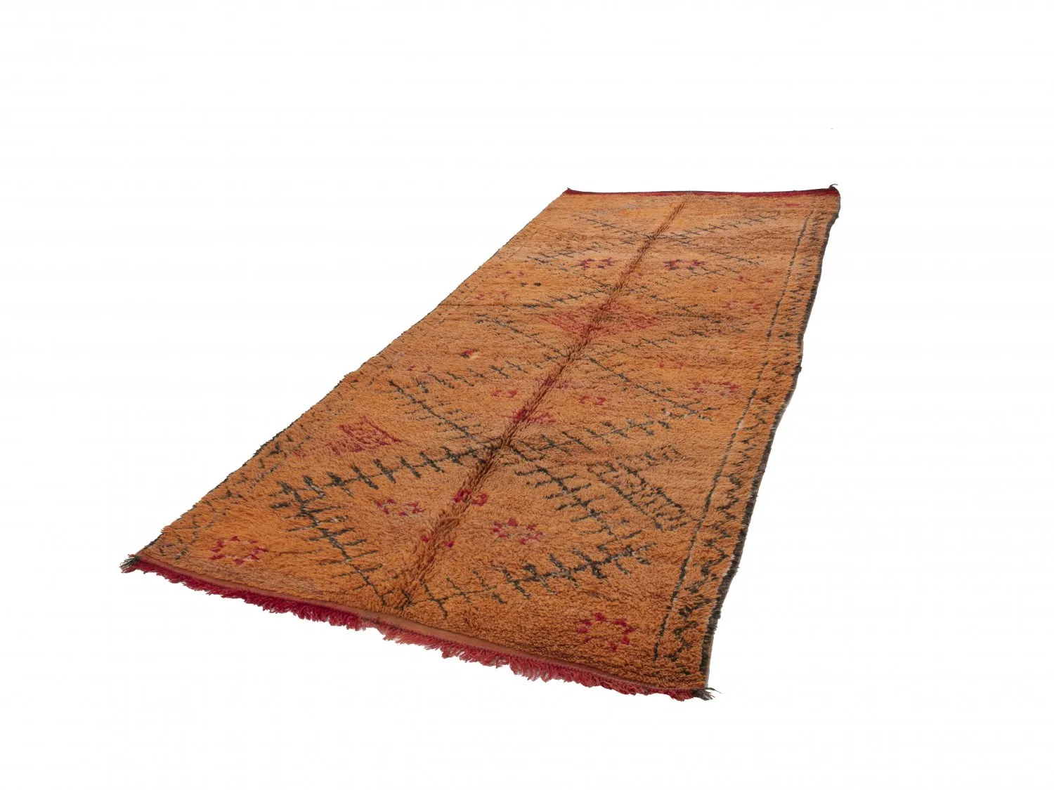 Kelim Marokkaanse Berber tapijt Azilal Special Edition 360 x 170 cm