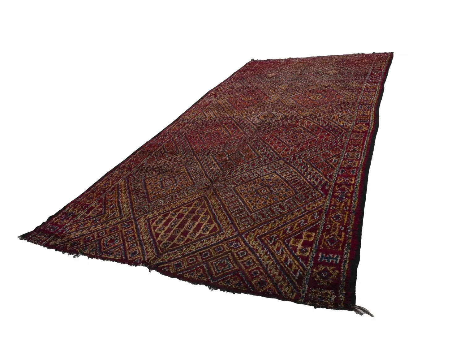 Kelim Marokkaanse Berber tapijt Azilal Special Edition 440 x 220 cm