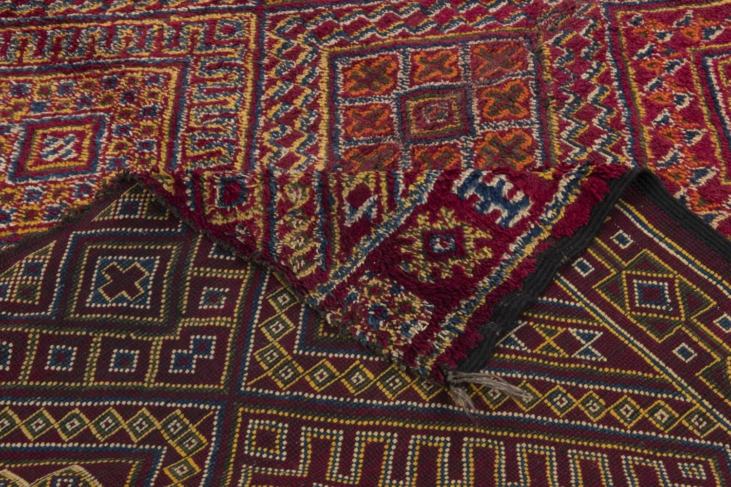Kelim Marokkaanse Berber tapijt Azilal Special Edition 440 x 220 cm
