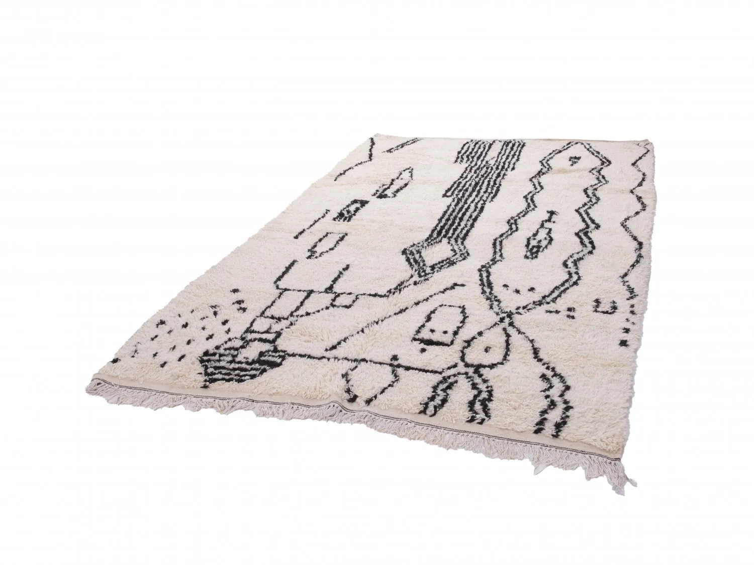 Kelim Marokkaanse Berber tapijt Azilal 300 x 190 cm