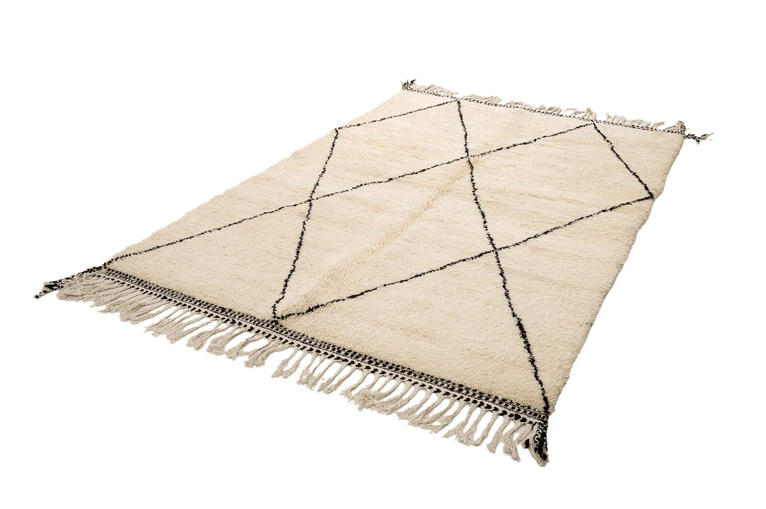 Kelim Marokkaanse Berber tapijt Beni Ouarain 165 x 260 cm