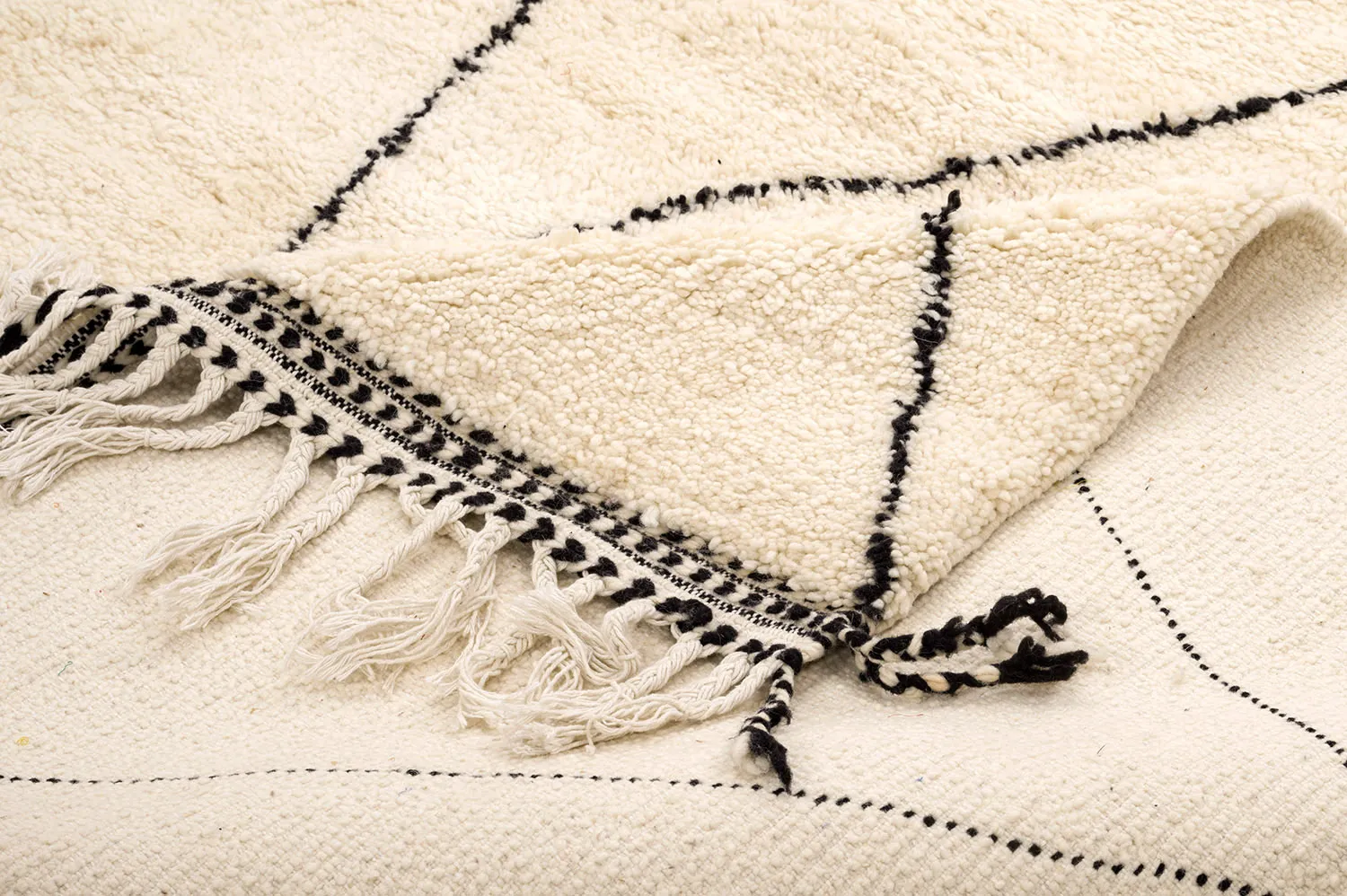 Kelim Marokkaanse Berber tapijt Beni Ouarain 165 x 260 cm