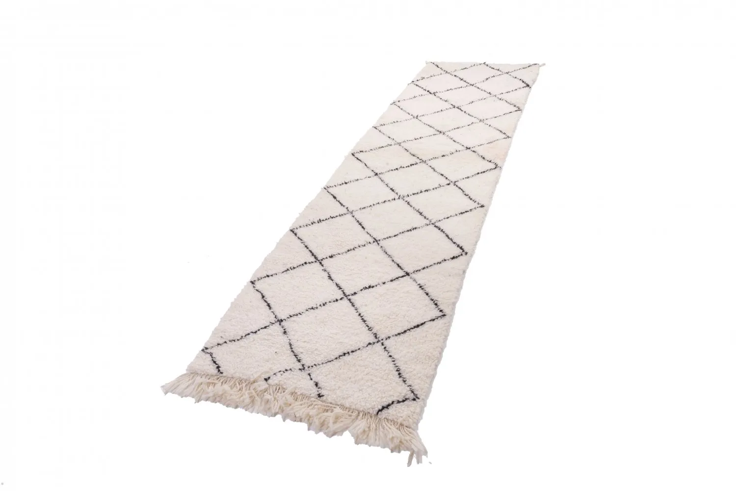 Kelim Marokkaanse Berber tapijt Beni Ouarain 305 x 85 cm