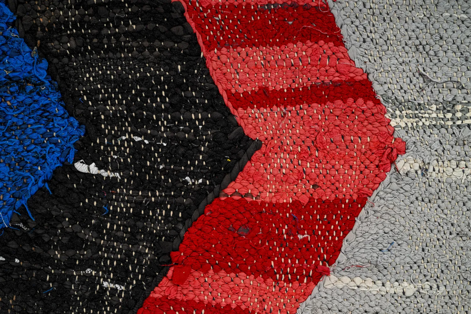 Marokkaanse Berber tapijt Boucherouite 135 x 225 cm