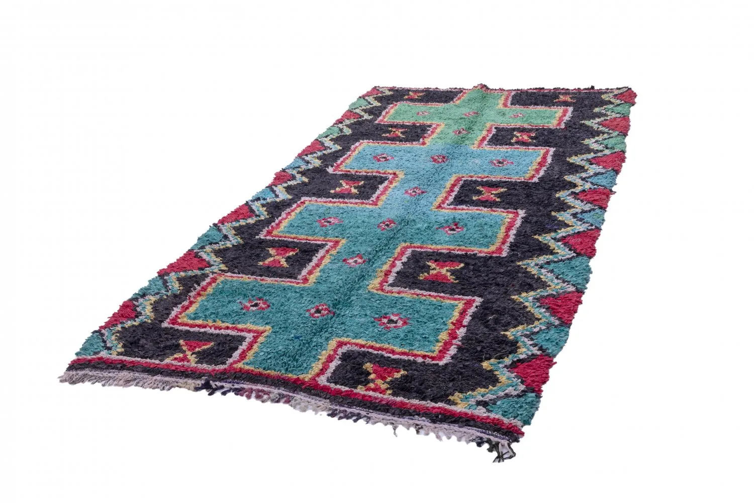 Marokkaanse Berber tapijt Boucherouite 310 x 160 cm