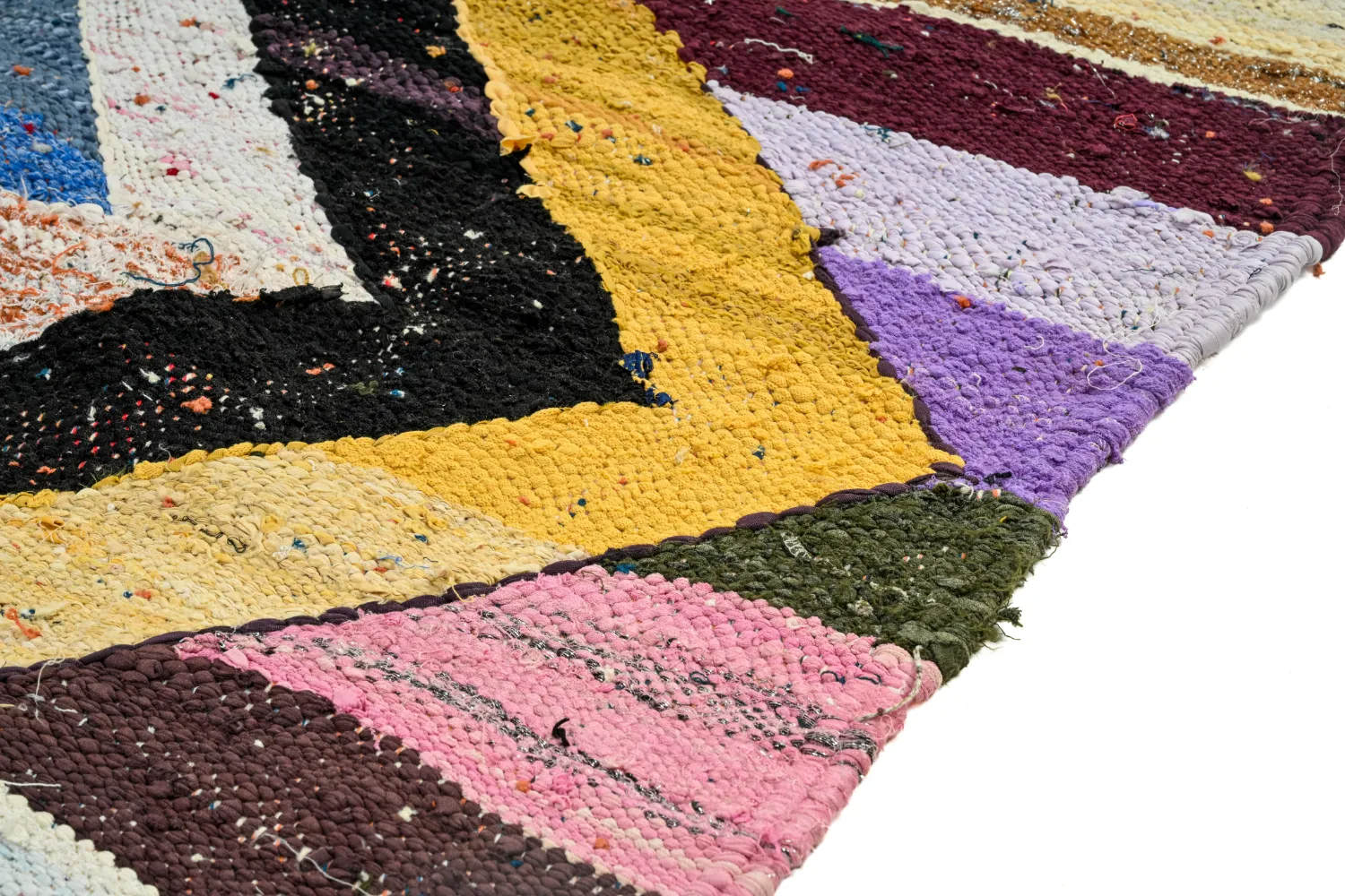 Marokkaanse Berber tapijt Boucherouite 135 x 260 cm