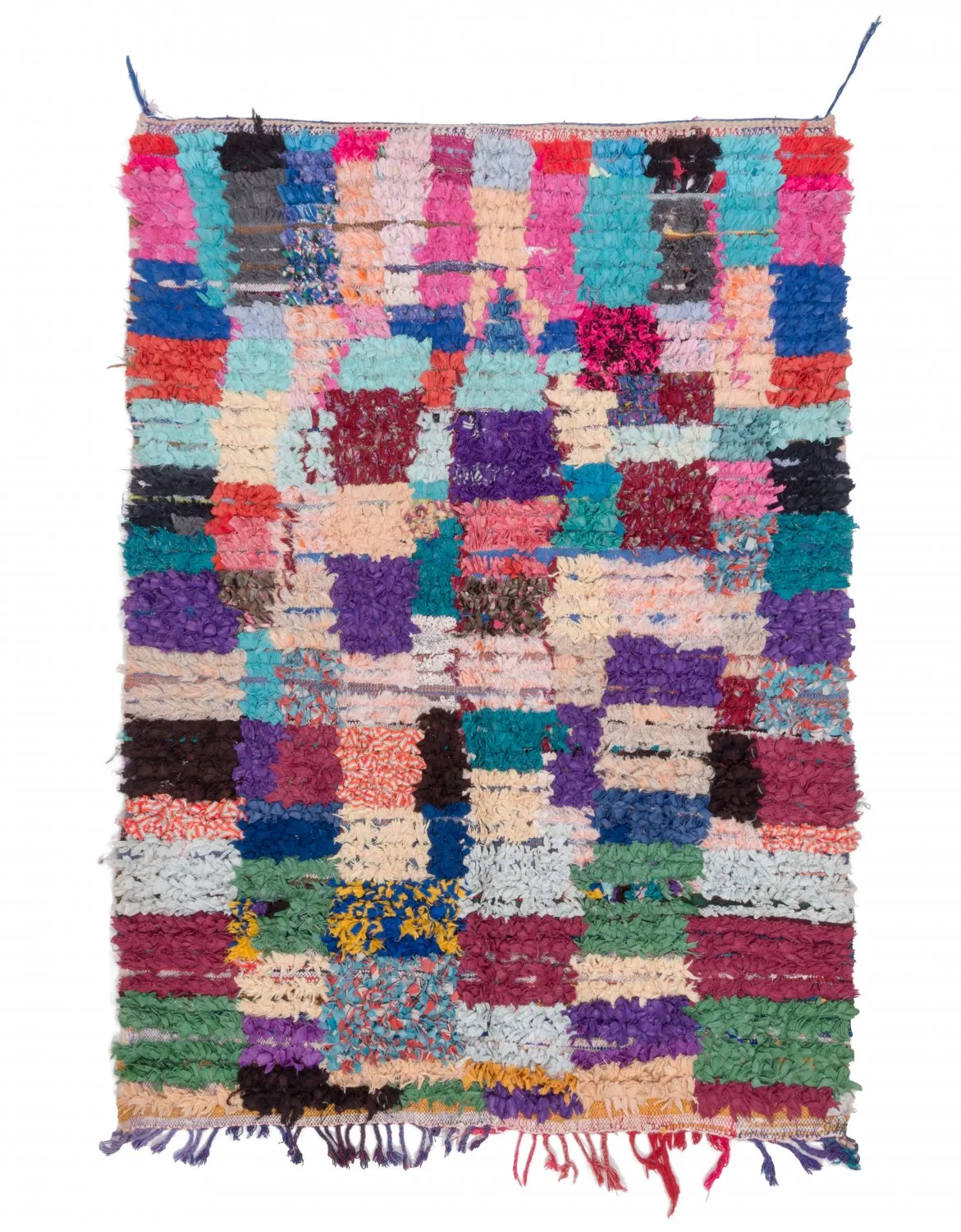 Marokkaanse Berber tapijt Boucherouite 210 x 150 cm