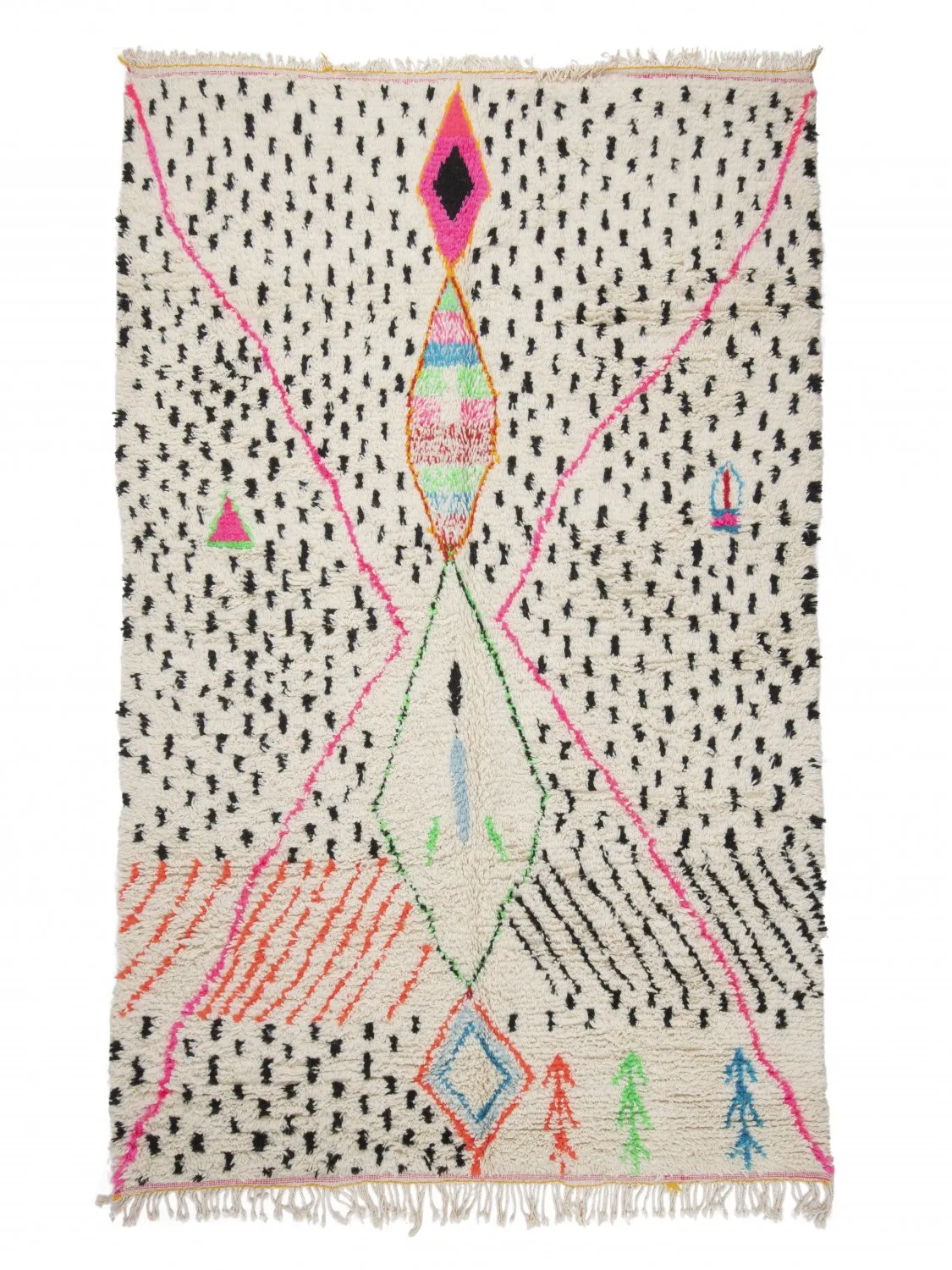 Kelim Marokkaanse Berber tapijt Azilal 290 x 190 cm