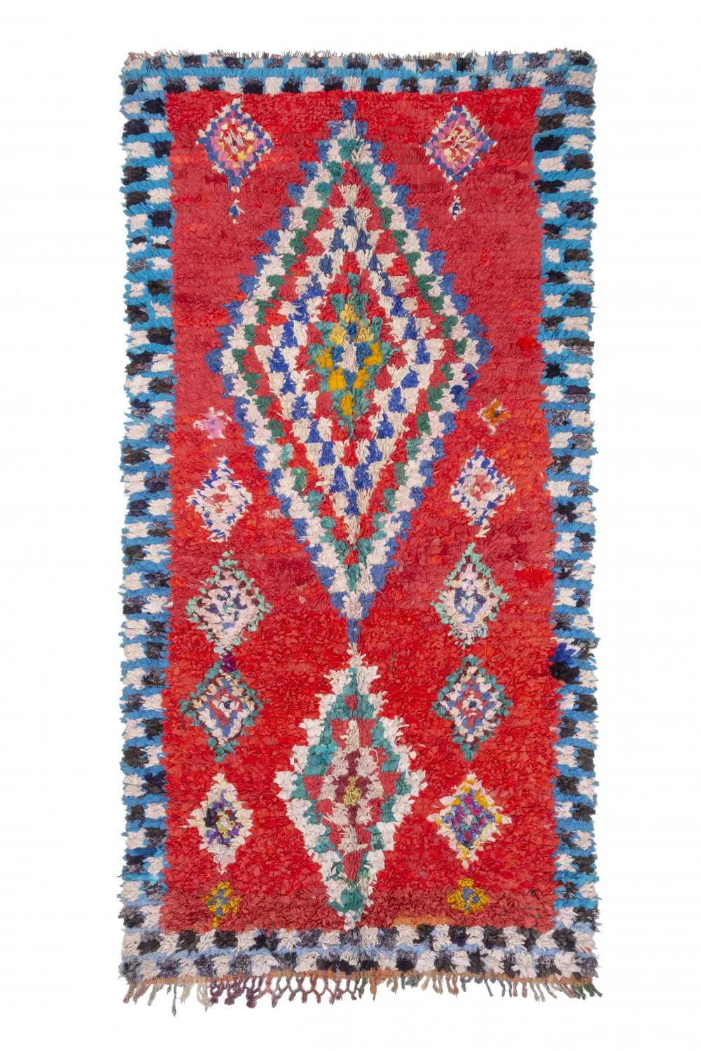 Marokkaanse Berber tapijt Boucherouite 295 x 150 cm
