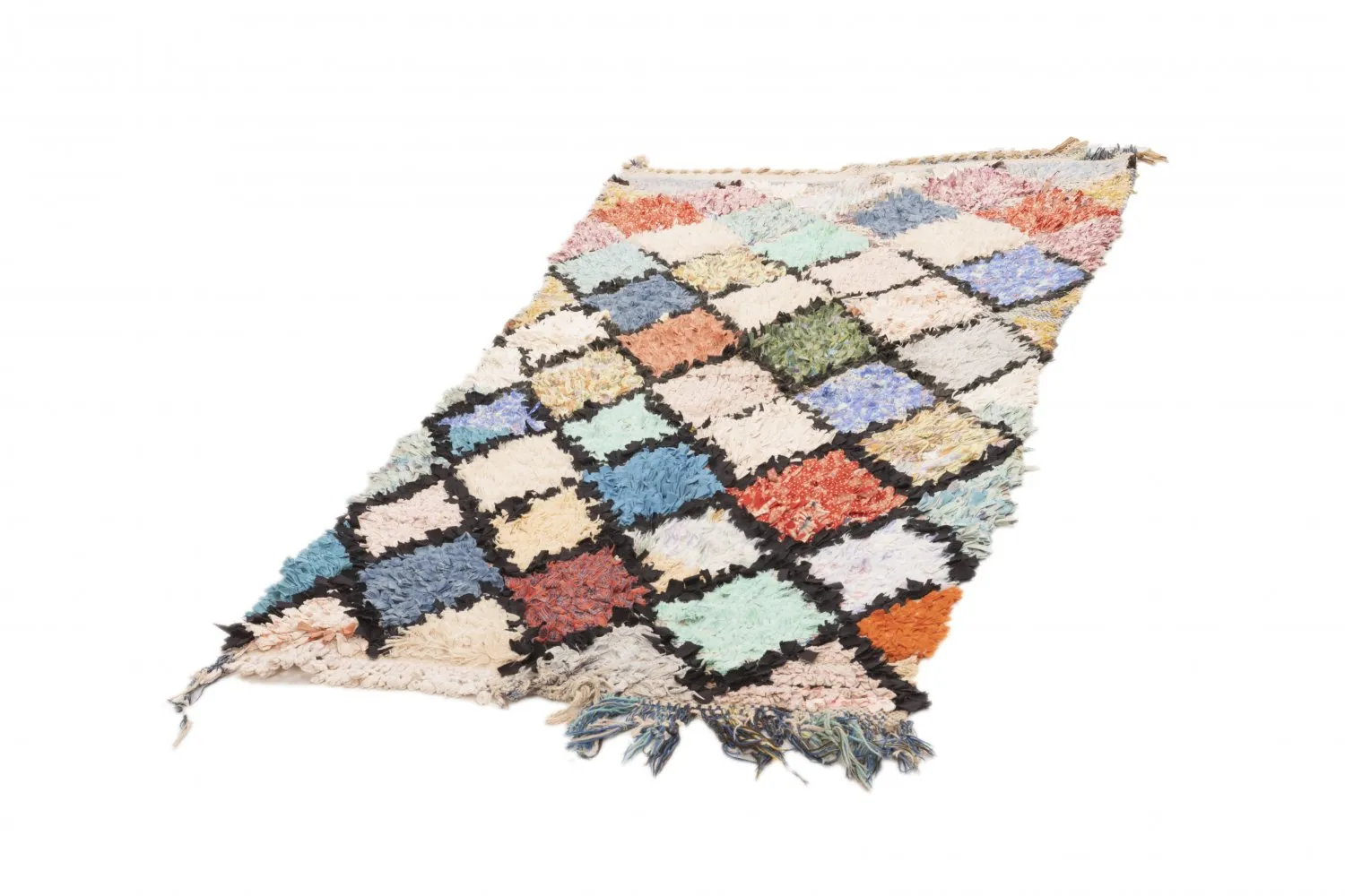 Marokkaanse Berber tapijt Boucherouite 175 x 90 cm