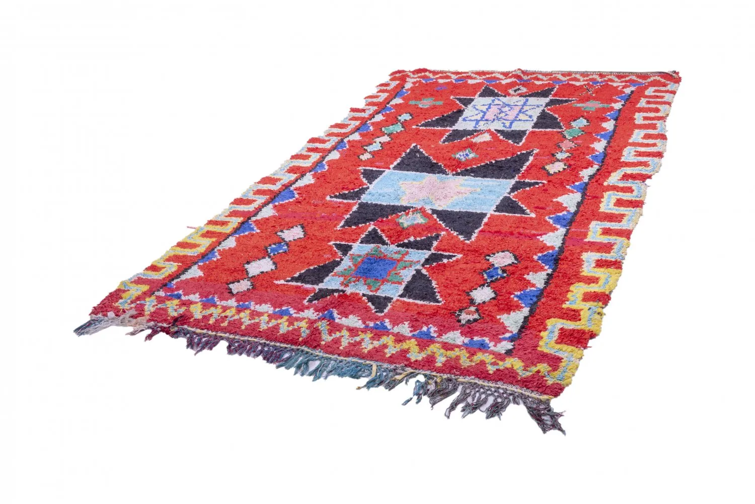 Marokkaanse Berber tapijt Boucherouite 275 x 170 cm
