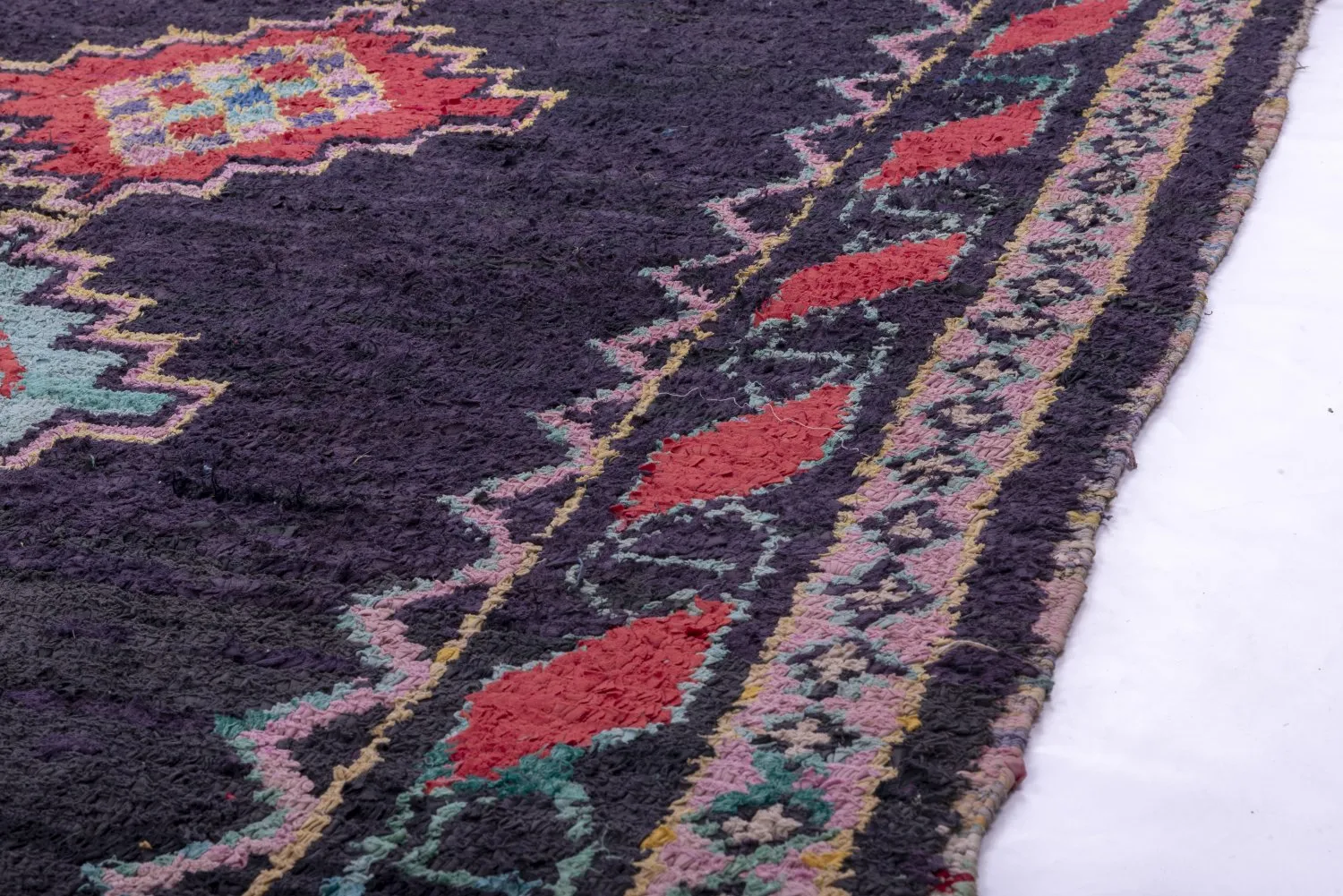 Marokkaanse Berber tapijt Boucherouite 360 x 180 cm